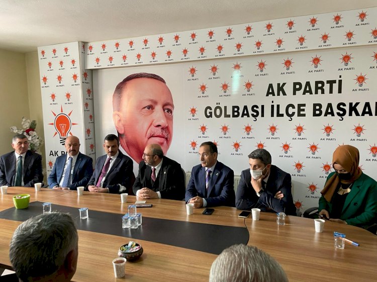 Gölbaşı ilçesinde AK Parti daraltılmış danışma meclisi toplantısı düzenledi