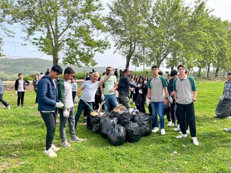 Gölbaşı MTAL'den temiz çevre yürüyüşü